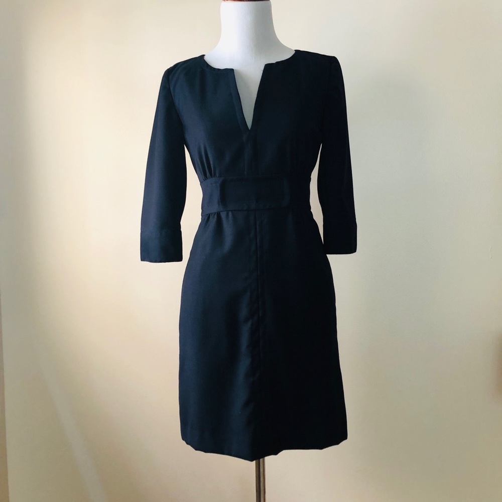 Jcrew mid sleeve dress